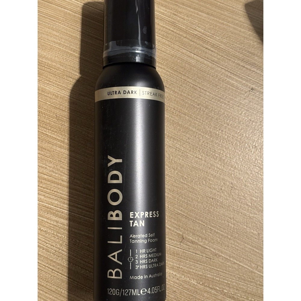 Bali Body ULTRA DARK Express Tan Streak Free Vegan All Skin Tones 4.05 FL OZ